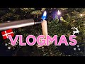 Hygge fresh Christmas tree with real candles! Vlogmas 12 December!