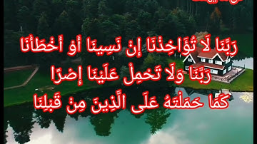 آخر آيتين من سورة البقرة - صوت رائع ومؤثر#حالات واتس اب من القران الكريم