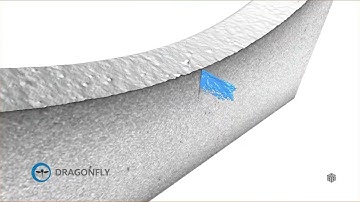 Crack identification and segmentation for NDT using Dragonfly
