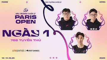 🔴 NGÀY 1 – TFT PARIS OPEN 2025 | YBY1, MIDFEED, ASTA1 | ĐTCL MÙA 16
