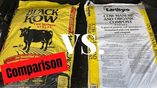 Black Kow Compost vs  Earthgro Compost: Similarities and Differences