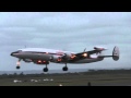 Qantas 'Connie' Super Constellation Takeoff with flames (1080p HD)