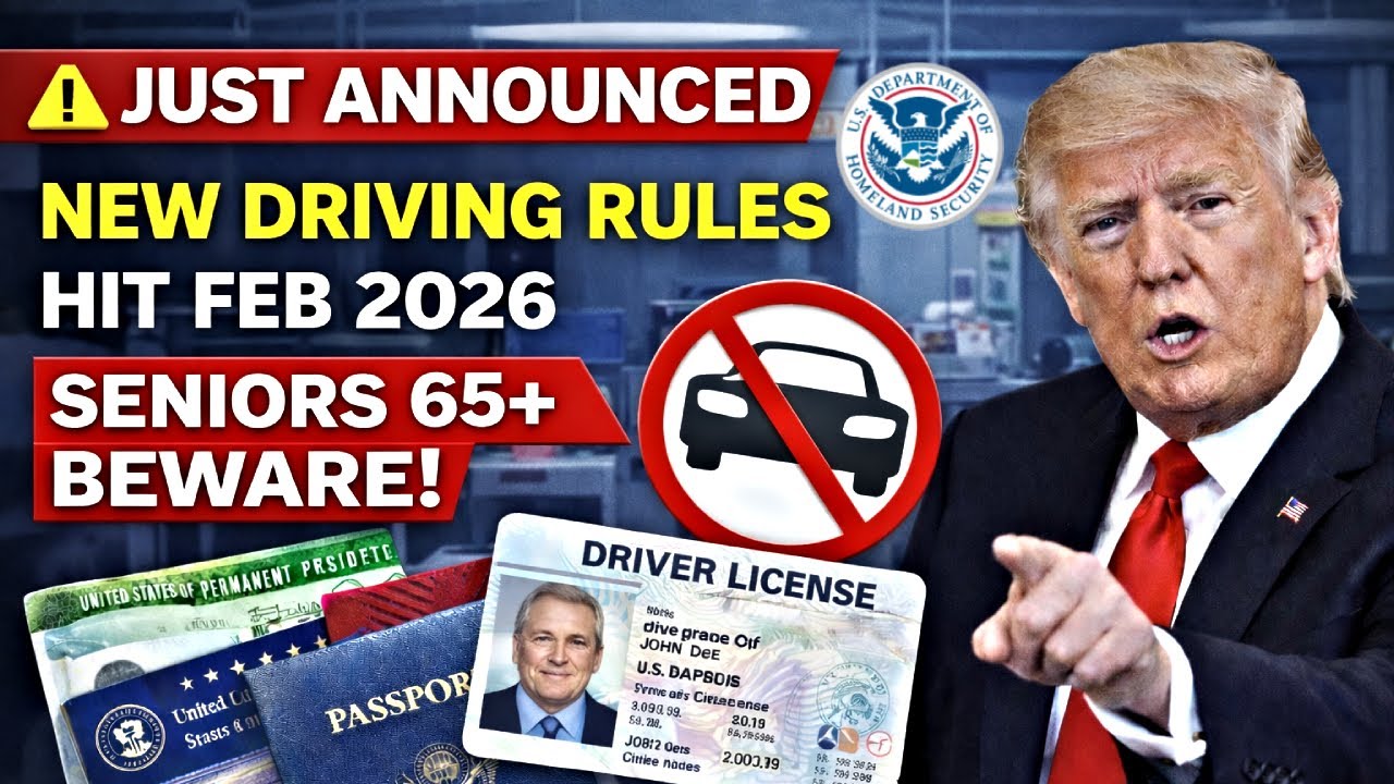 JUST ANNOUNCED: New Driving Rules Hit Feb 2026 — Seniors 65+ Beware!
