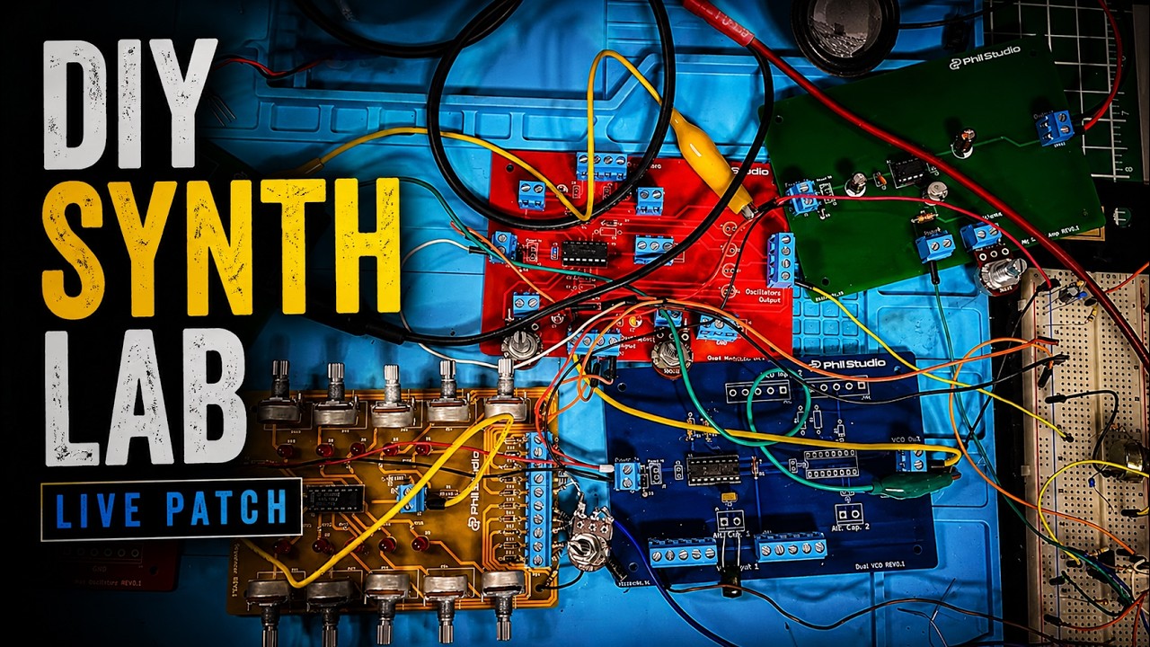 This Looks Like Chaos… But It's a Synth Lab - YouTube