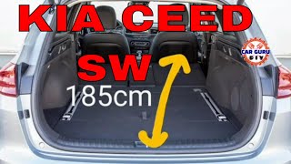KIA CEED SW BOOT DIMENSIONS IN CM 2018-present  @CarGuruDIY #CarGuruDIY Kia Ceed Trunk Space