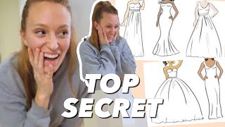 Wedding Dress SKIRT Construction! I'm freaking out... (Ep. 2)