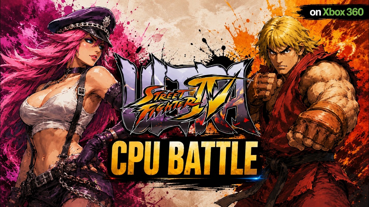 Poison vs. Ken Showdown CPU Battle - Ultra Street Fighter IV (Xbox