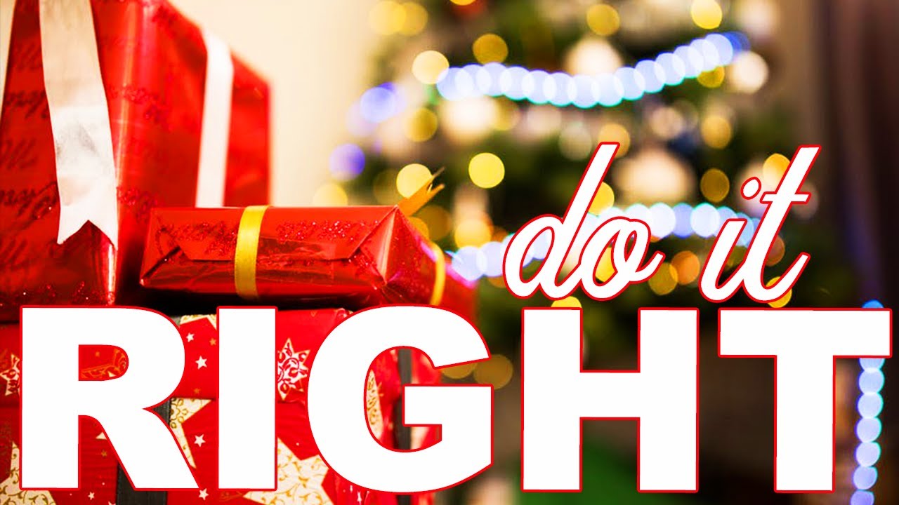 How To Properly Wrap a Christmas Gift YouTube