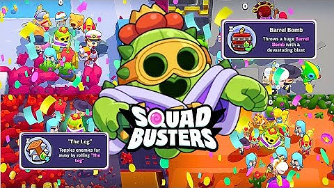 Barrel Bomb and The Log ... SPIKE Showdown Gameplay ‼️ Squad Busters