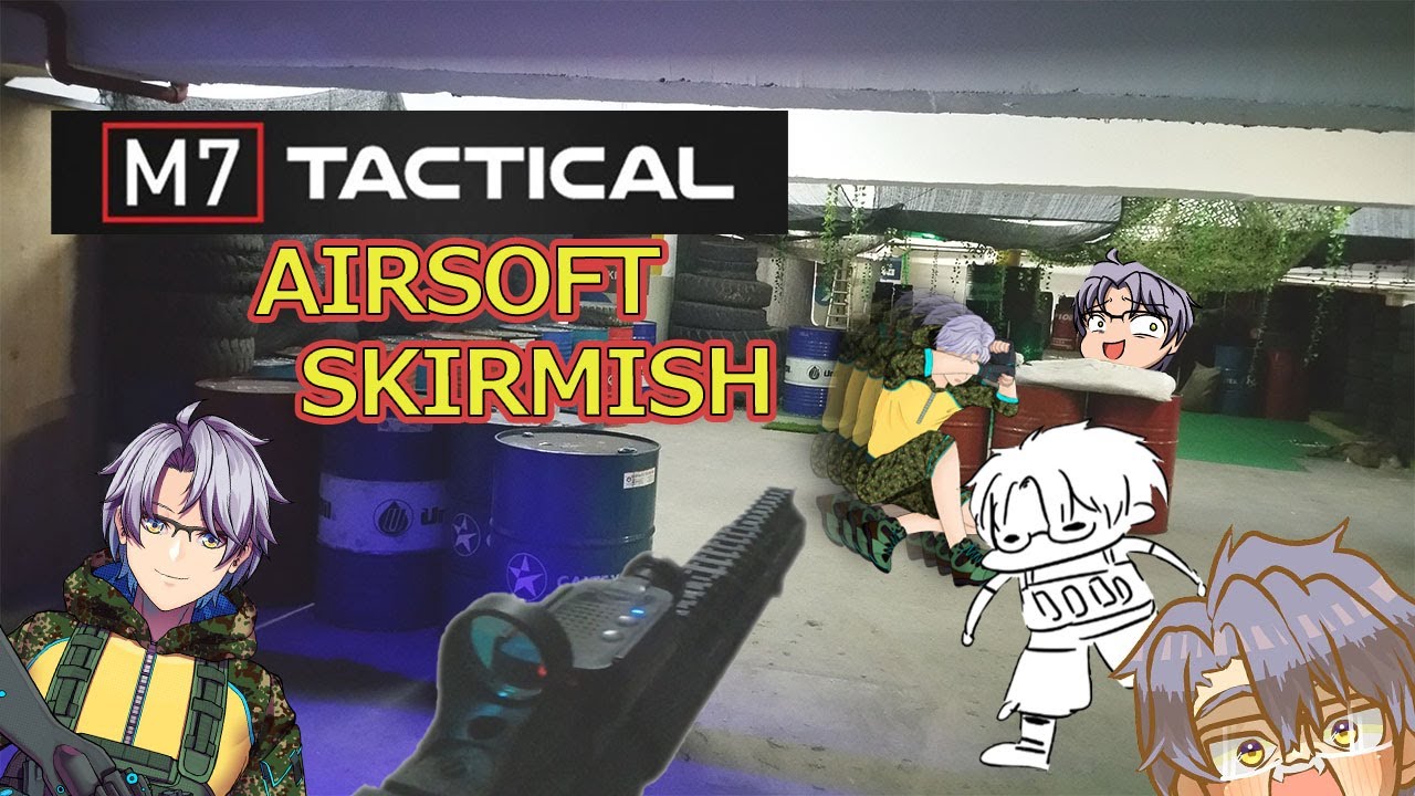 🔫 M7 Tactical Airsoft Skirmish Kuningan City YouTube