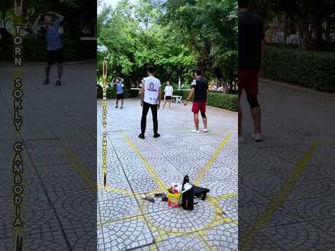 MASTER KUNGFU SHUTTLECOCK ⚡ expert martial precision || Torn Sokly Cambodia