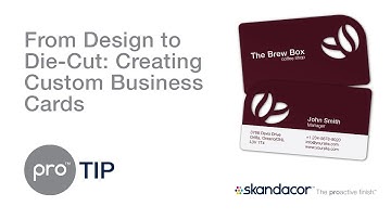 proTIP #59: From Design to Die-Cut: Creating Custom Business Cards