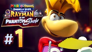 Mario Rabbids Sparks Of Hope Rayman In The Phantom Show - Raymans Den Ticket To Fame
