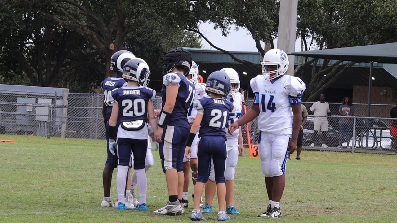 12U VALRICO RAMS VS SOUTH TAMPA TITANS - YouTube