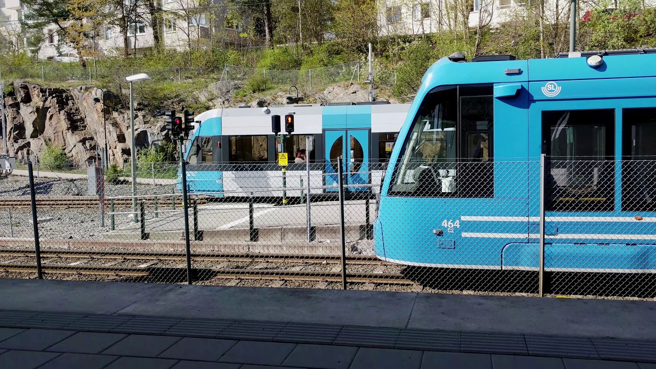 Stockholm Caf Trams At Globen Ericsson Globe Youtube