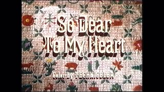 Opening to So Dear To My Heart 1992 VHS (Reversed Version)
