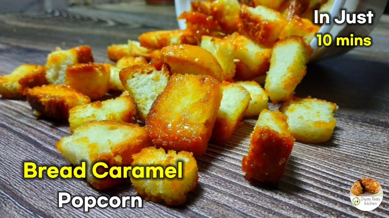 Bread Caramel Popcorn in Tamil l Caramel Popcorn l Homemade Caramel Popcorn l Diyas Tasty kitchen