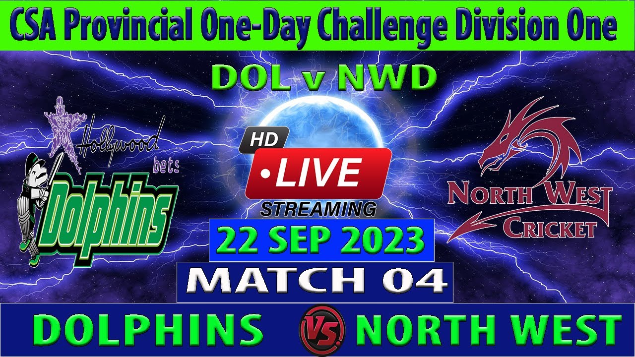 Dolphins vs North West Dragons | DOL vs NWD | CSA Provincial One-Day Challenge Division One Live