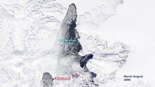 Kitsissut MODIS Time Sequence 2006 March - August by MW 3,648 views 3 years ago 38 seconds