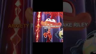 Anxiety trying to make Riley better | anxiety edit.  Inside out 2