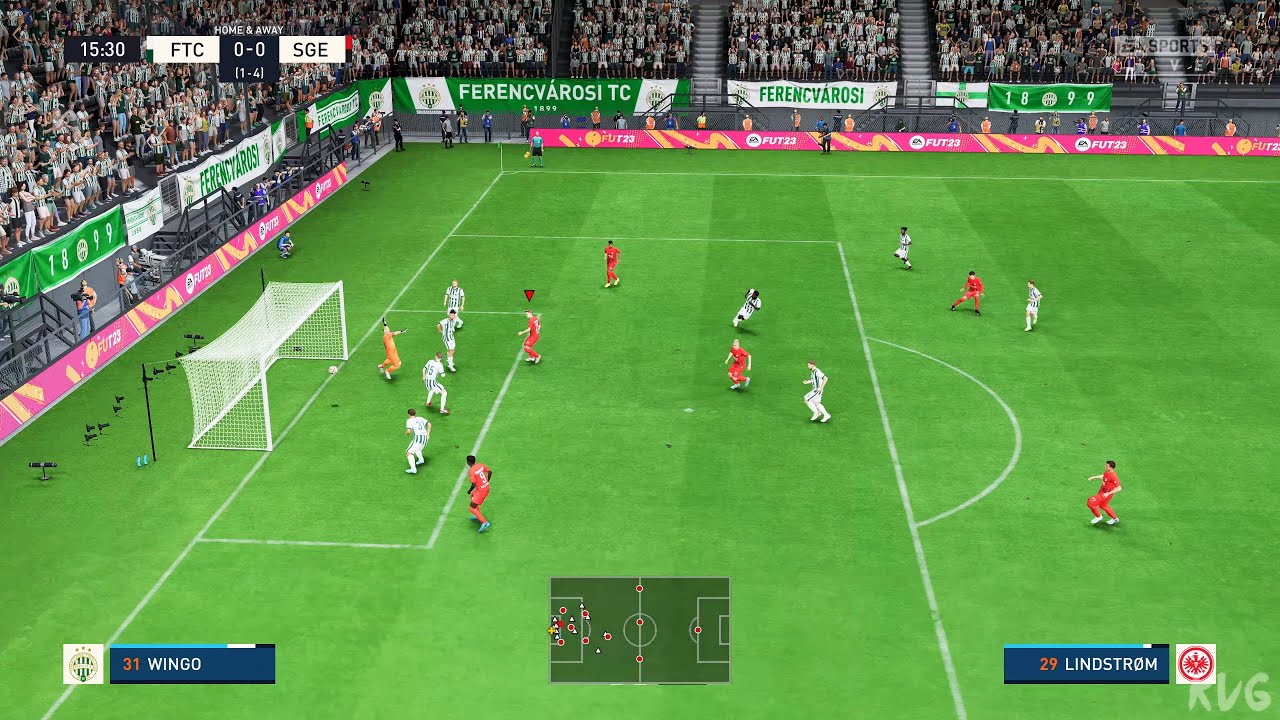 FIFA 23 - Ferencváros TC vs Eintracht Frankfurt - Gameplay (PS5 UHD)  [4K60FPS] 