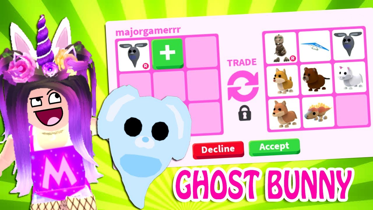 Ghost Bunny, Trade Roblox Adopt Me Items