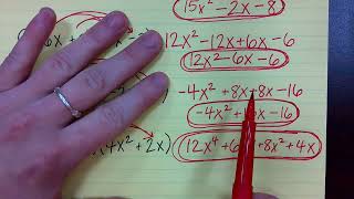 ALGEBRA 2 Day 4- multiplying binomials (BOX method)