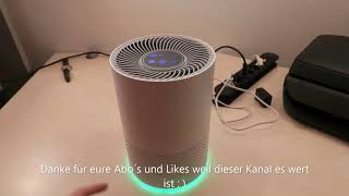 Erstaunlich Wie Erkennt Der Quigg Luftreiniger Von Aldi Den Verschmutzungsgrad Xy9777 Youtube