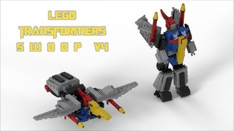Lego Transformers Dinobot Swoop V4 By BX Brix