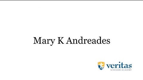 Mary K. Andreades VSA Teacher Introduction Video