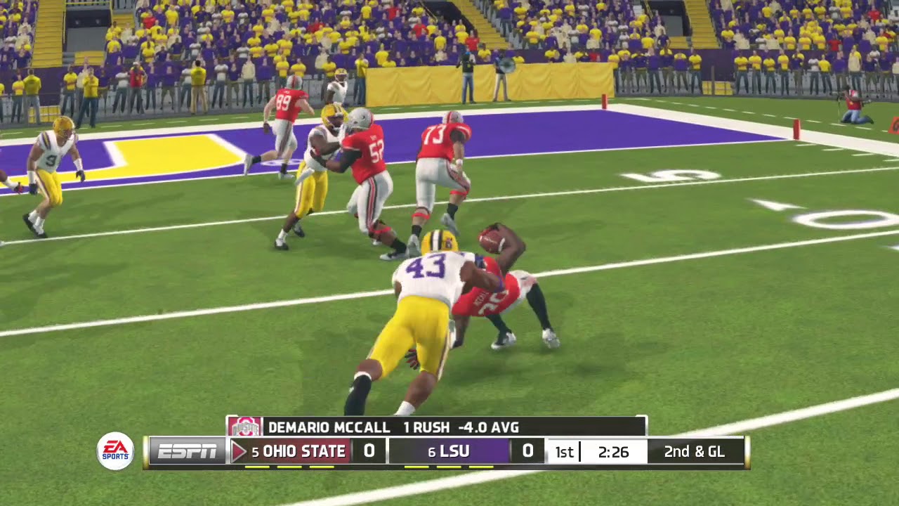 (Ohio State Buckeyes vs LSU Tigers)(NCAA Football 20 2019 2020 Season