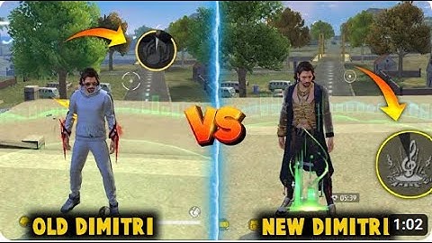 OLD DIMITRI VS NEW DIMITRI CHARACTER ABILITY TEST   DIMITRI ABILITY CHANGE   GARENA FREE FIRE
