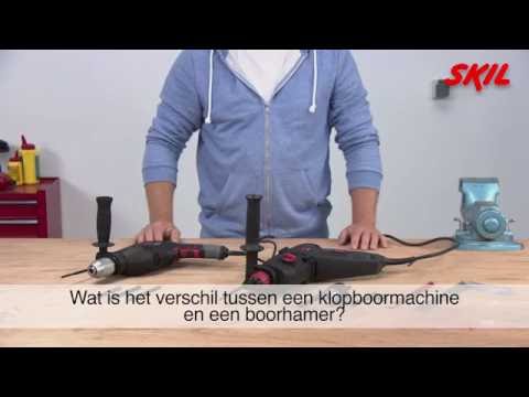 Video: Verschil Tussen Hamerboor En Klopboormachine