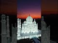 Frozen Ice Tajmahal igloo beautiful timelapse