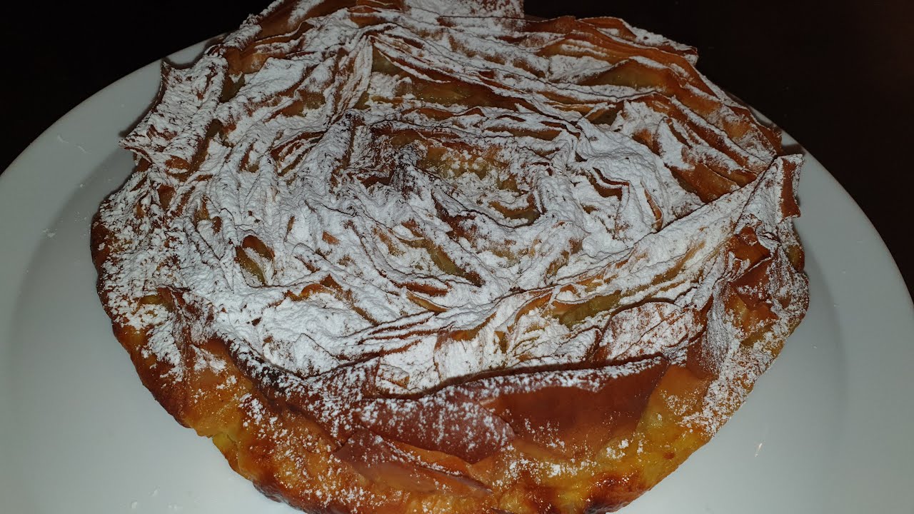 Torta di pasta fillo e crema - FACILISSIMA