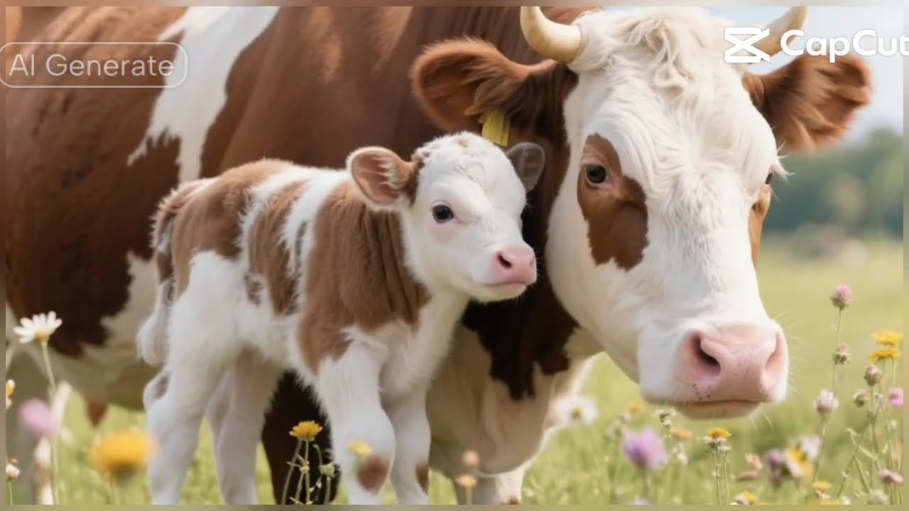 Moooove Over - Pasture Ambience: Cute Baby Cow Relaxation 🐮