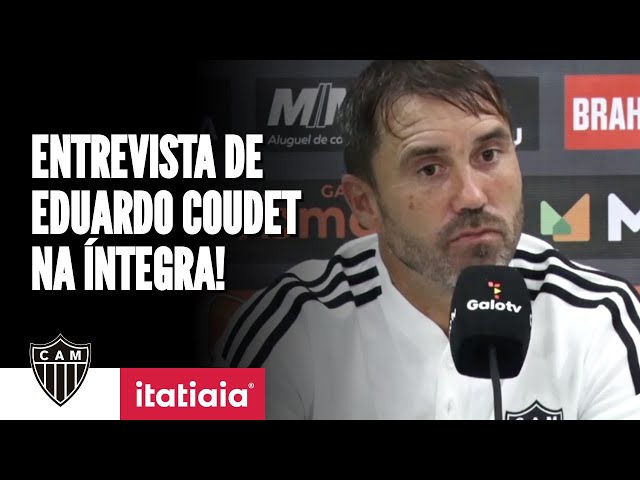 Eduardo Coudet fala sobre esquema de jogo para o Galo e elogia elenco