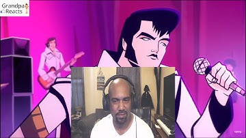ELVIS PRESLEY REACTION TO - Elvis Presley - Viva Las Vegas (Agent Elvis - Official Animated  Video)