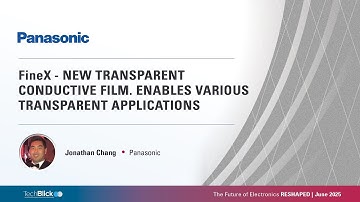 Panasonic | FineX - New Transparent Conductive Film. Enables various transparent Applications
