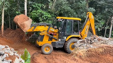 Jcb 3dx transporting soil through narrow space #jcb #jcb3dx #jcbcartoon #jcbmachine #jcbtractor 