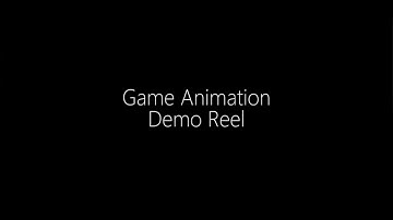 Game Animation Demo Reel 2016 - Martin Ivanov