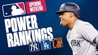 MLB POWER RANKINGS After Opening Weekend Yankees Off To PERFECT START I CBS Sports