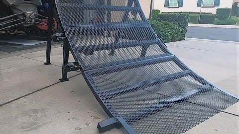 Building a metal RC car jump to handle the X Maxx