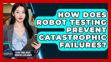 How Does Robot Testing Prevent Catastrophic Failures? - Everything About Robotics Explained
