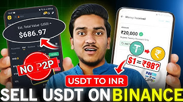 Binance Se USDT Sell Kaise Kare Without P2P | Safe & Easy Tareeka 2025