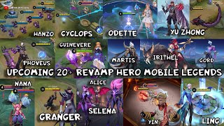 MLBB REVAMP HERO MOBILE LEGENDS HERO REVAMP || REVAMP HERO MLBB || MOBILE LEGENDS REVAMP HERO #mlbb