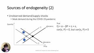 Lecture 10. Endogeneity and IV regressions