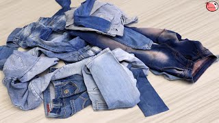 Old Jeans Reuse ! 20 Old Clothes Best Out of Waste | Ladies Special