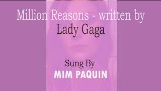 Mim Paquin covers Million Reasons by Lady Gaga