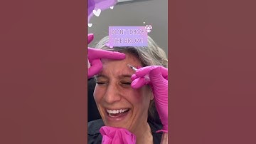 Laat je wenkbrauwen niet zakken!!